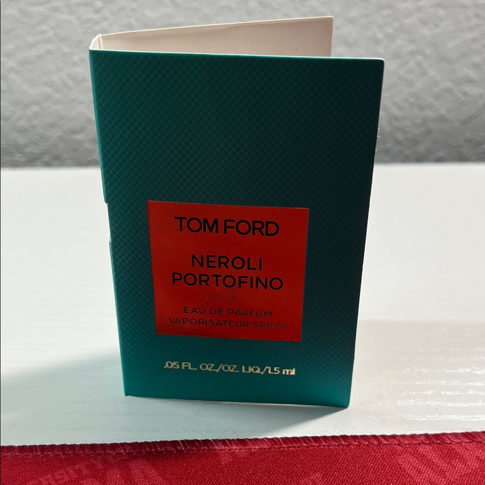 Tom Ford Neroli Portofino Mini Booklet - Teal & Orange